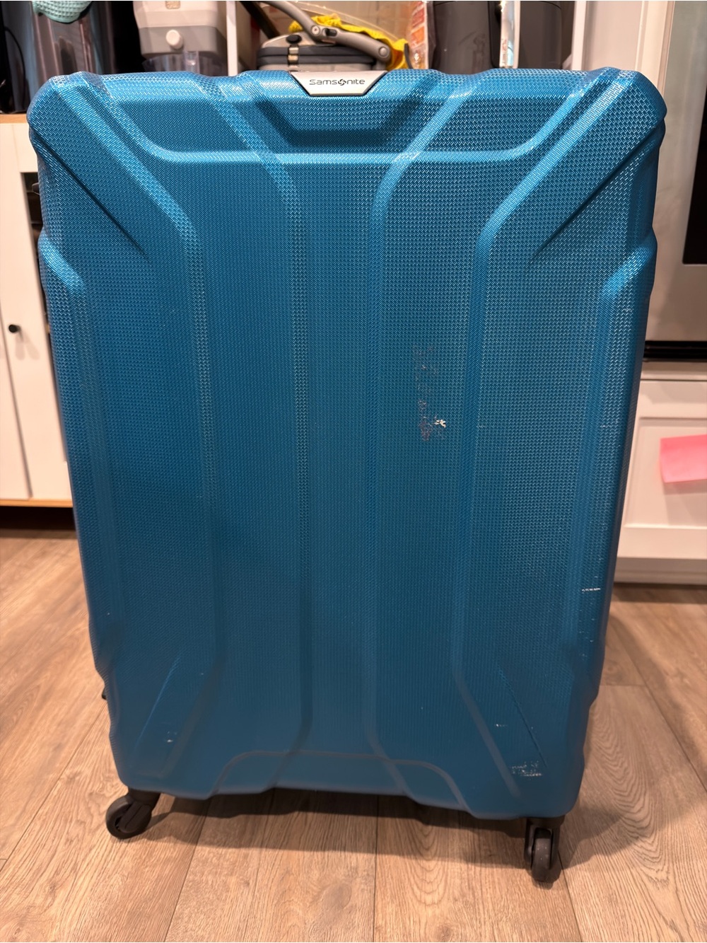 Samsonite Blue Hard Shell Spinner Luggage